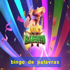 bingo de palavras cha de bebe