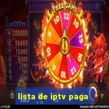 lista de iptv paga