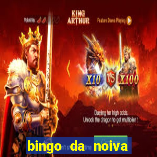 bingo da noiva para imprimir