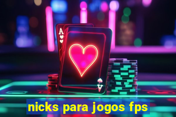 nicks para jogos fps