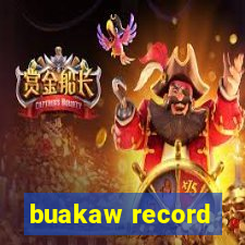 buakaw record