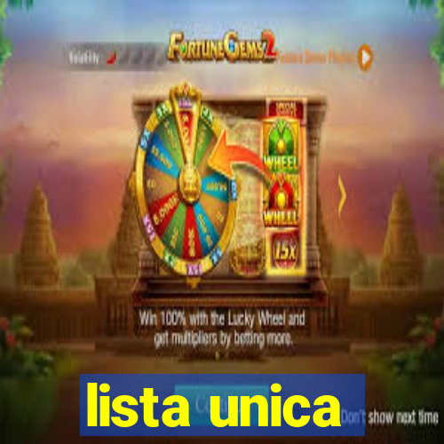 lista unica