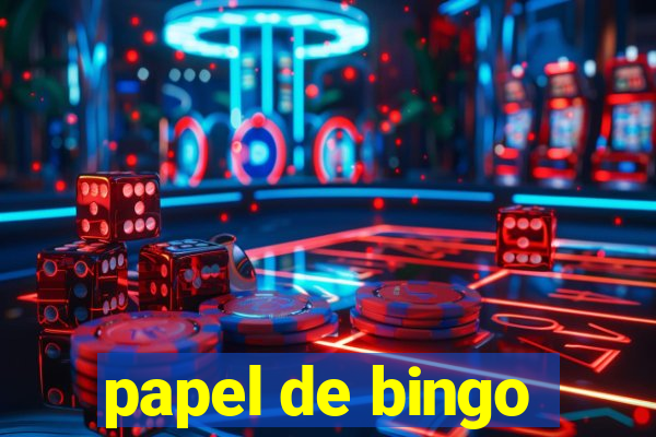 papel de bingo