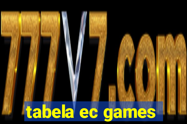 tabela ec games