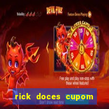 rick doces cupom primeira compra