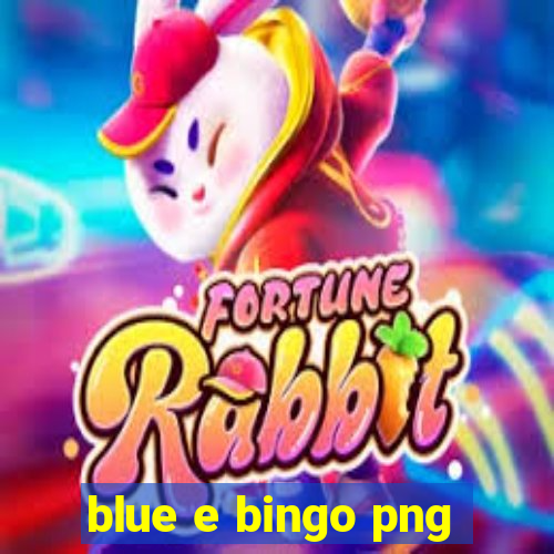 blue e bingo png