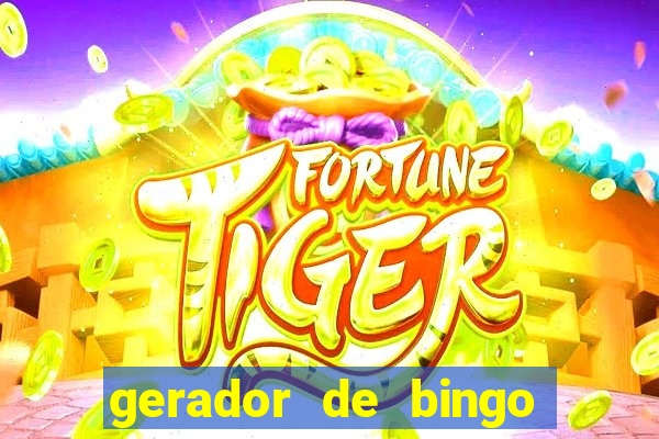 gerador de bingo cha de bebe